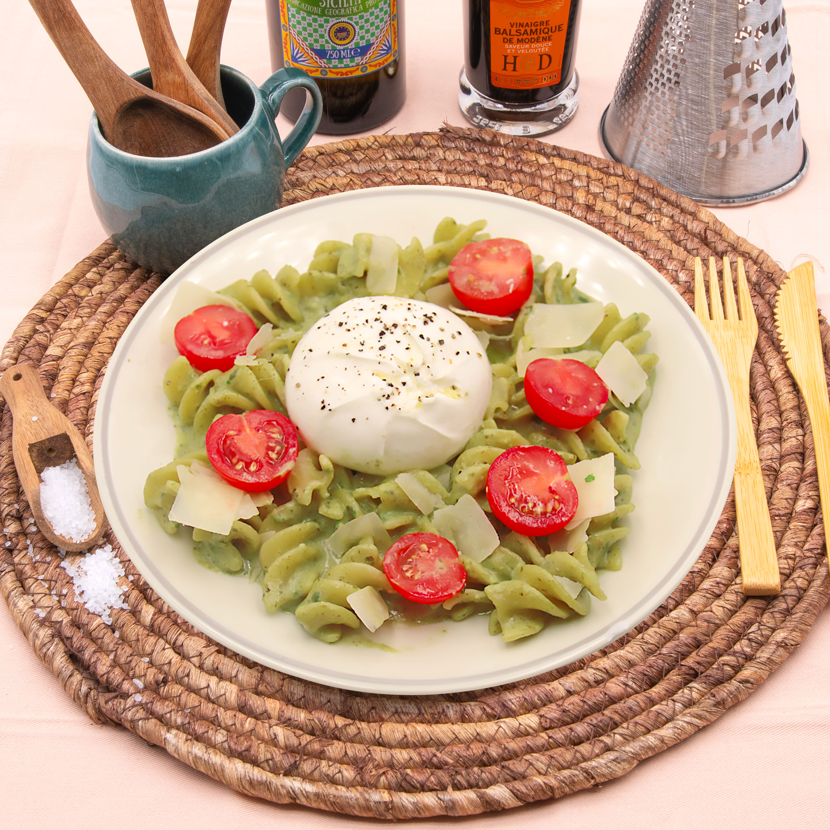 PASTA PESTO Vs BURRATA