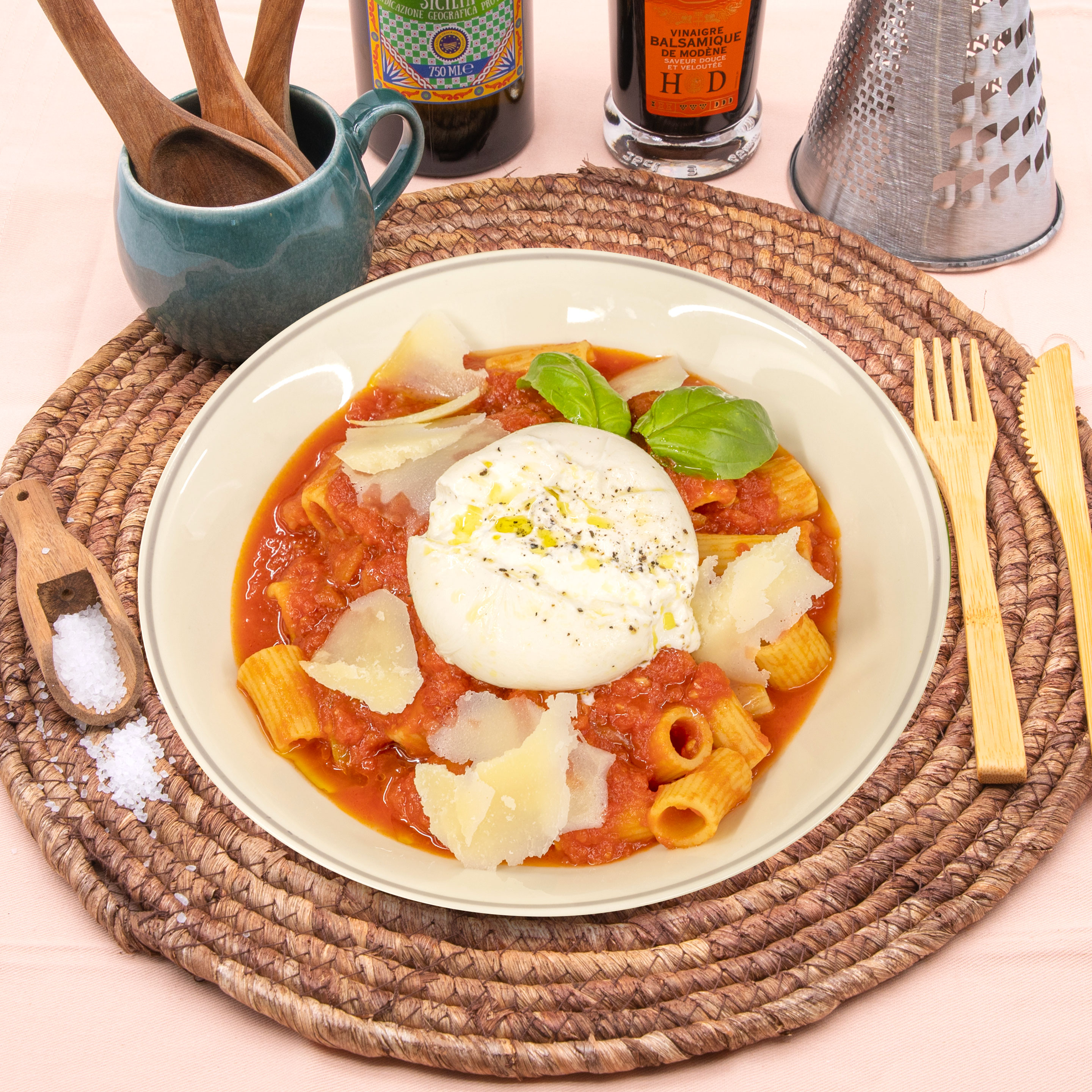 PASTA POMODORO Vs BURRATA
