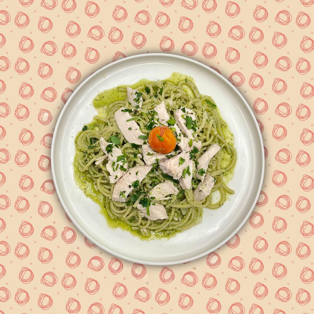 Spaghetti Poulet Alfredo