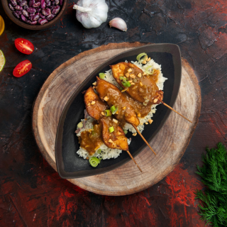 🏮 NOUVEAU ! POULET SATAY BROCHETTES