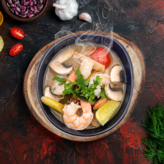 SOUPE TOM YUM CREVETTE