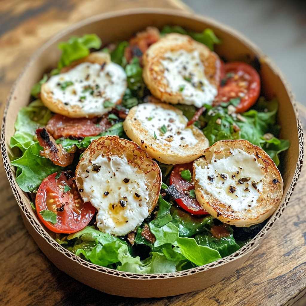 Chèvre chaud & toast croquant 🧀🍞🥗