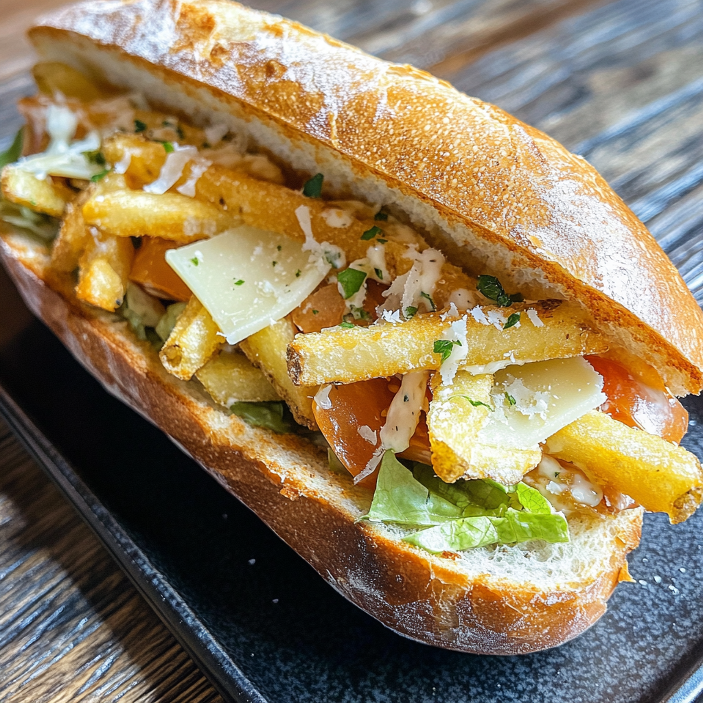 Américano Caesar croustillant 🥪🐔🥬🧀