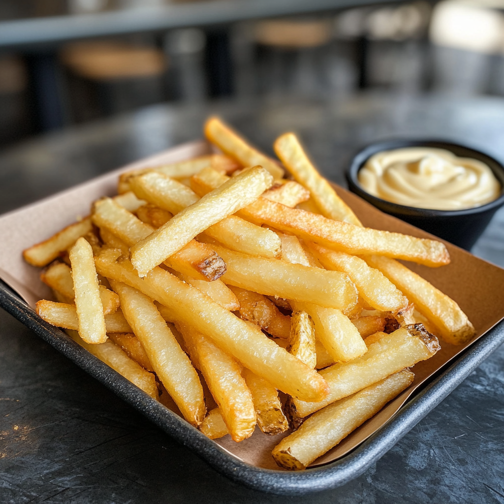 Barquette frites maison