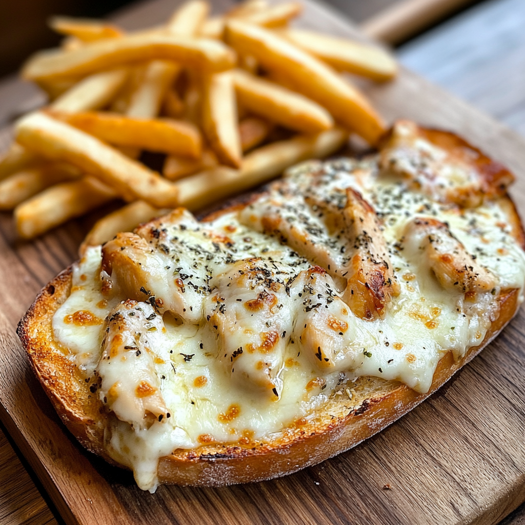 Bruschetta Chicken 🐔🔥 + frites maison 🍟