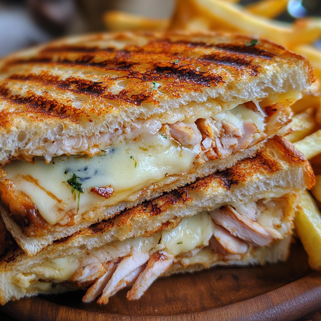 Croque poulet & roquefort intense 🐔🧀🔥