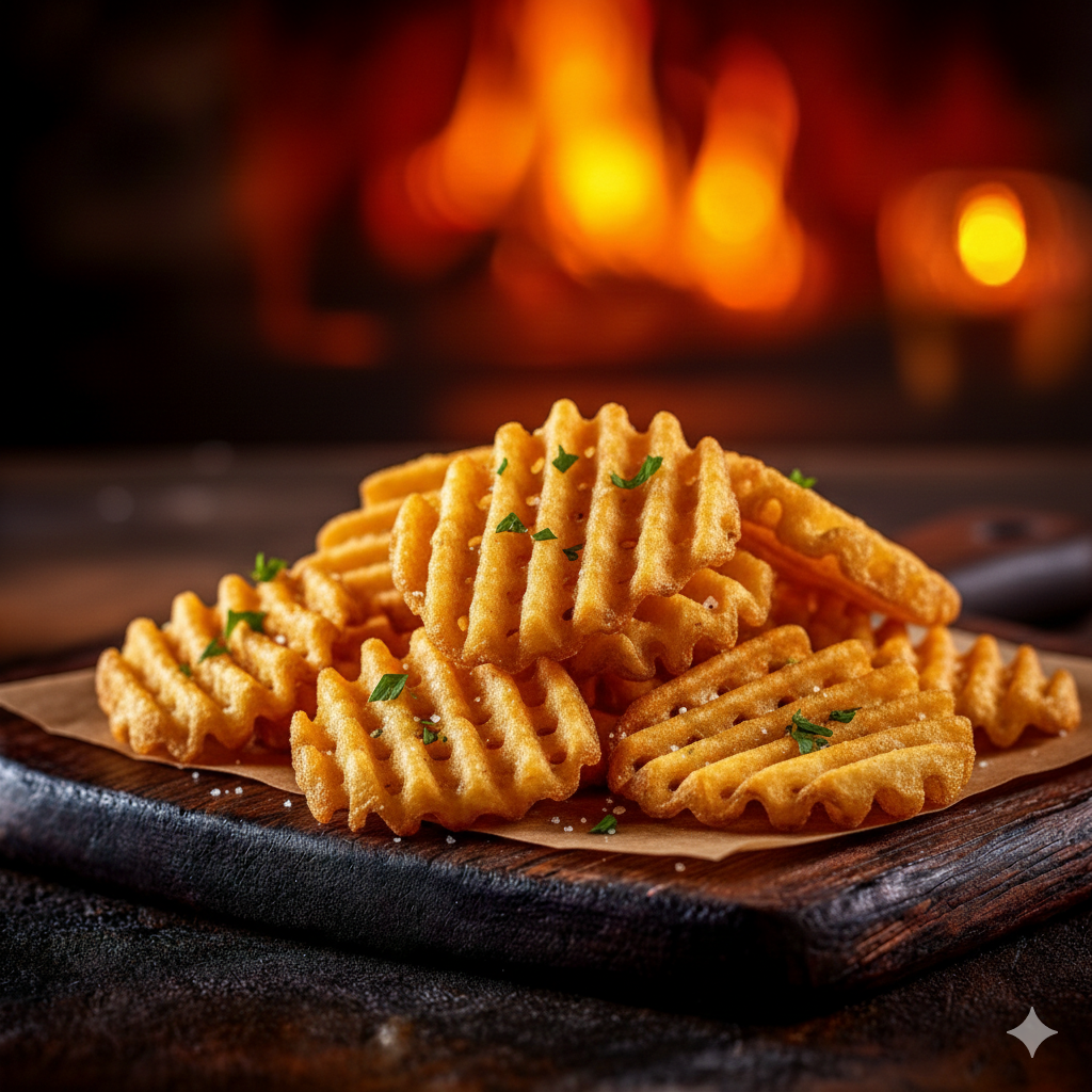 Waffle fries