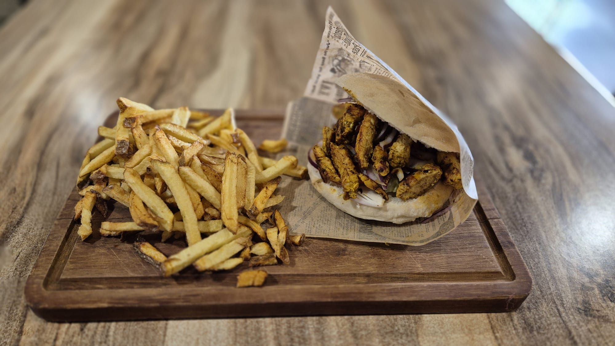 Sandwich Brochette de Poulet