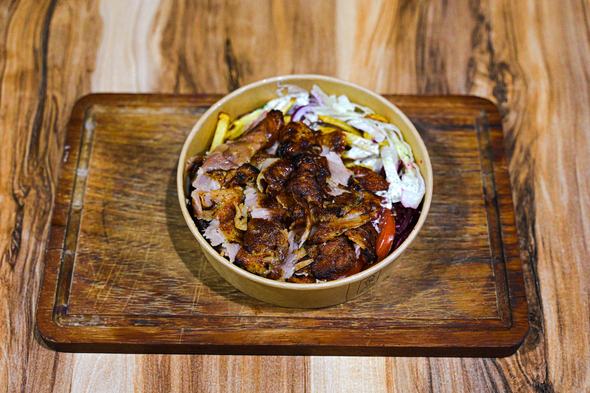 Menu Assiette Kebab Mixte (veau + poulet)
