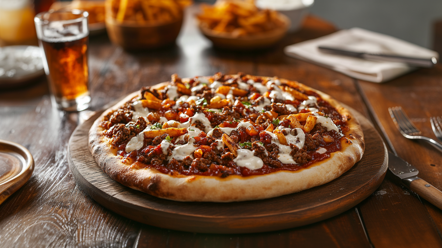 Pizza tacos