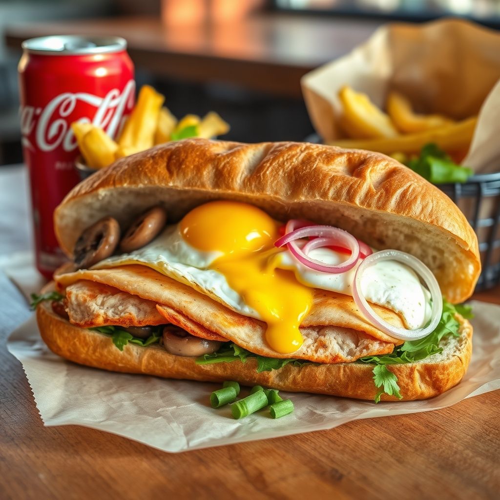 Menu sandwich Suisse